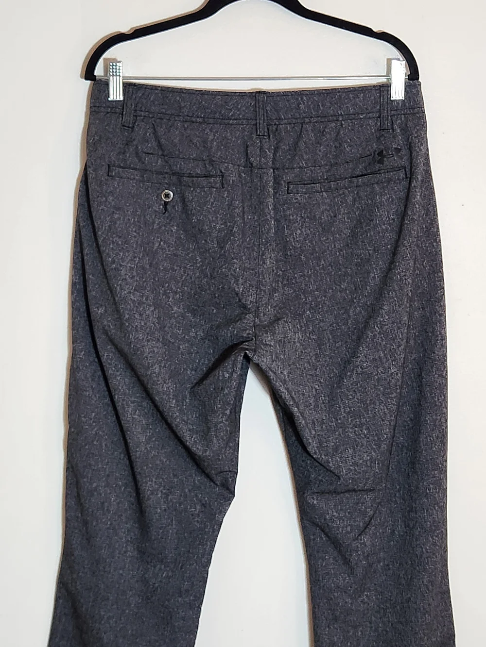 Under Armour Heather Charcoal Gray Performance Pants Size 36 x 32